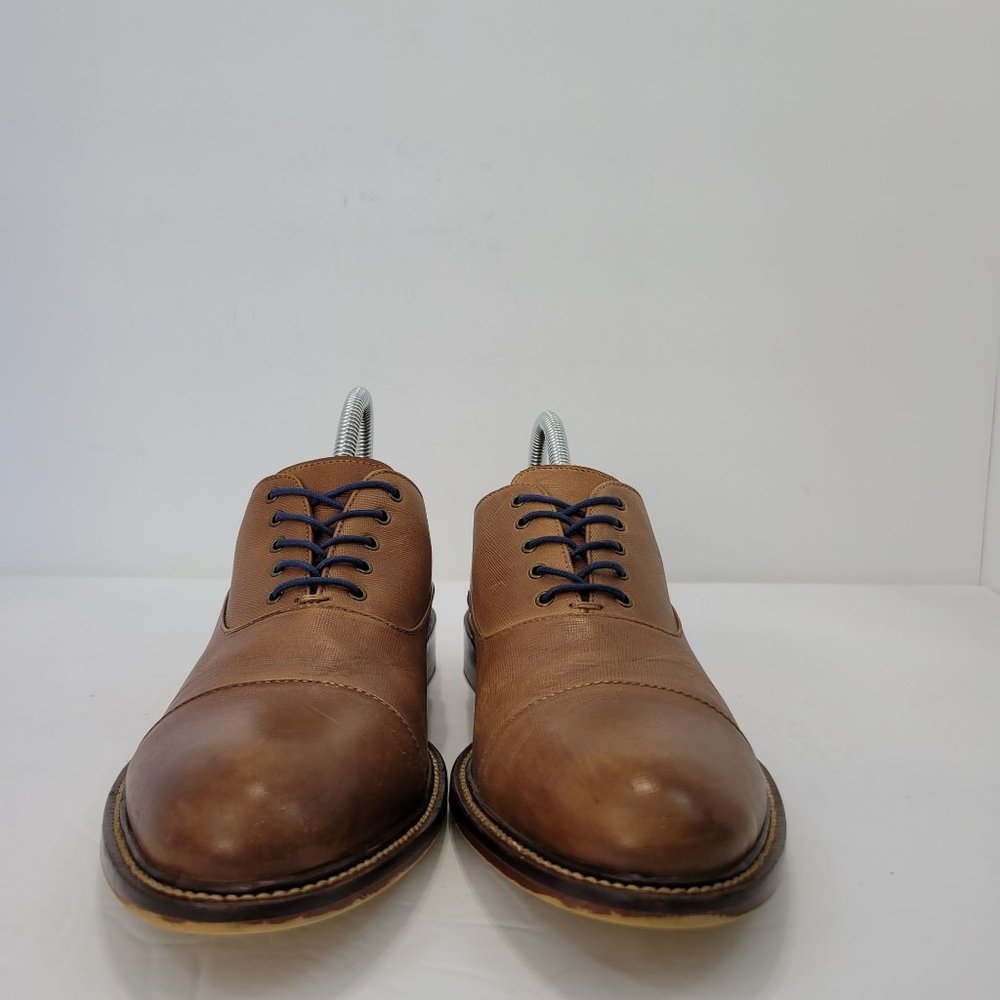 Aston Grey Collection Bandino Oxford Men's Tan Dress Shoes 1006838 US Size 8 - Picture 3 of 8